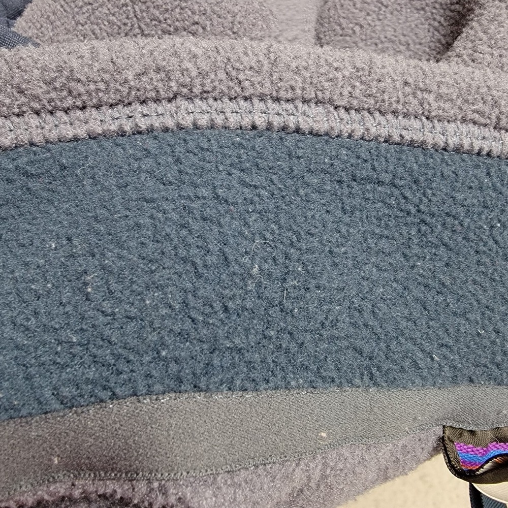 Patagonia Vest Mens Size XL Blue Synchilla Full Zip Fleece Pockets Embroidered - Picture 9 of 9
